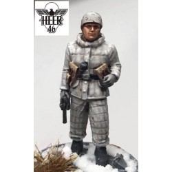 German Fallschirmjager Officer 28mm WWII HEER46