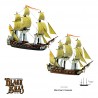 BLACK SEAS Merchant Vessels WARLORD GAMES