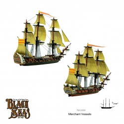 BLACK SEAS Merchant Vessels WARLORD GAMES