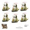 BLACK SEAS Schooners squadron  WARLORD GAMES