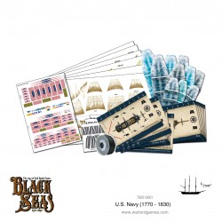 BLACK SEAS U.S. Navy Fleet (1770 - 1830) Set WARLORD GAMES