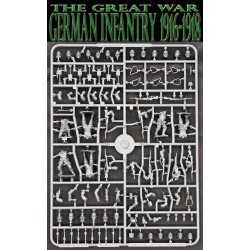 German Infantry 1916-1918 Sprue (6) 28mm WWI WARGAMES ATLANTIC