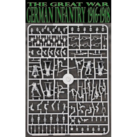 German Infantry 1916-1918 Sprue (6) 28mm WWI WARGAMES ATLANTIC