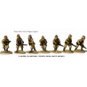 Italian Riflemen Advancing, tropical helmets 28mm WWII PERRY MINIATURES