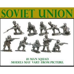 Soviet Russian Infantry Squad (10) 28mm WWII BATTLE HONORS