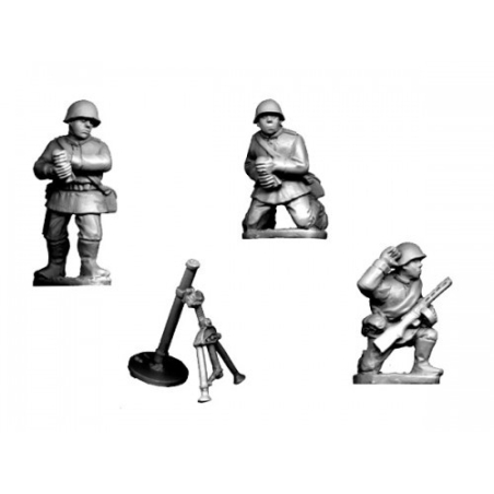 Russian Soviet Mortar Team 28mm WWII CRUSADER MINIATURES