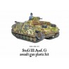 German Stug IIIG or StuH-42  Tank Destroyer WWII 28mm 1/56th WARLORD GAMES