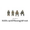 German SdKfz 251/1 D "Hanomag" Halftrack WWII 28mm 1/56th (Bagged) WARLORD GAMES