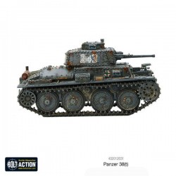 German PzKpfw 38(t) Light tank WWII 28mm 1/56th (Bagged) WARLORD GAMES