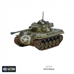 U.S. M18 "Hellcat" Tank Destroyer +BONUS! WWII 28mm 1/56th (no box) WARLORD GAMES