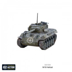 U.S. M18 "Hellcat" Tank Destroyer +BONUS! WWII 28mm 1/56th (no box) WARLORD GAMES