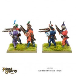 Landsknechts Zweihanders & Missile Troops (30) 28mm Renaissance WARLORD GAMES