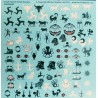 Ancient Greek Hoplite shield transfers Decals Sheet WARLORD GAMES