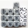 GREY ORDER DICE & D6s SET BOLT ACTION (20) WWII WARLORD GAMES