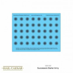 Greek Macedonian Phalangite shield transfers Decals Sheet WARLORD GAMES