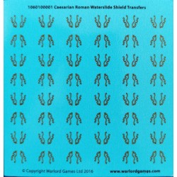 Caesarian Roman Legionary shield transfers Decals Sheet WARLORD GAMES