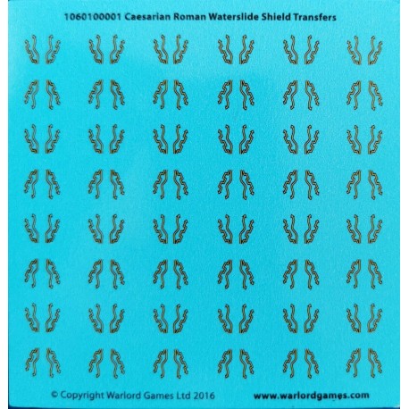 Caesarian Roman Legionary shield transfers Decals Sheet WARLORD GAMES