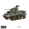 U.S. or British M3 or M3A1 "Stuart" Light tank WWII 28mm 1/56th (no box) WARLORD GAMES