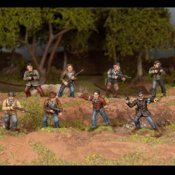 Partisans - French Resistance box set (32) 28mm Ancients WARGAMES ATLANTIC