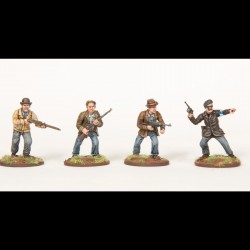 Partisans - French Resistance box set (32) 28mm Ancients WARGAMES ATLANTIC