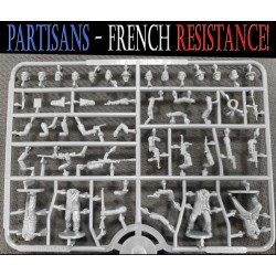 Partisans - French Resistance box set (32) 28mm Ancients WARGAMES ATLANTIC