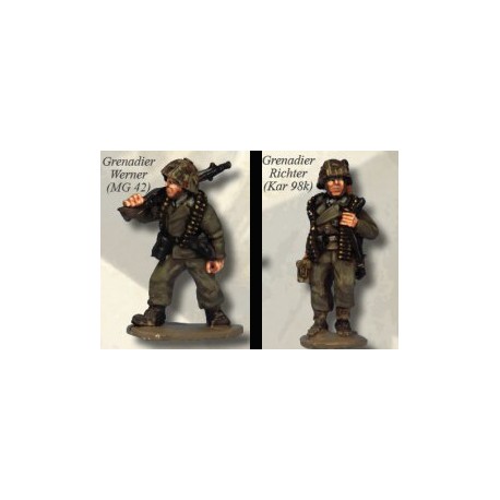 German Panzer Lehr Grenadier LMG Team 28mm WWII ARTIZAN DESIGN