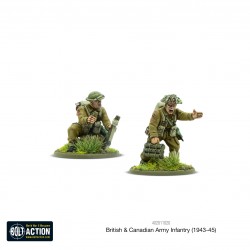 British & Canadian Army infantry Sprue (1943-45) 28mm WWII WARLORD GAMES