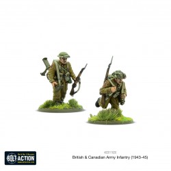 British & Canadian Army infantry Sprue (1943-45) 28mm WWII WARLORD GAMES