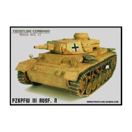 German PzKpfw IIIN Tank WWII 28mm-1/50th COMBAT SCALE!