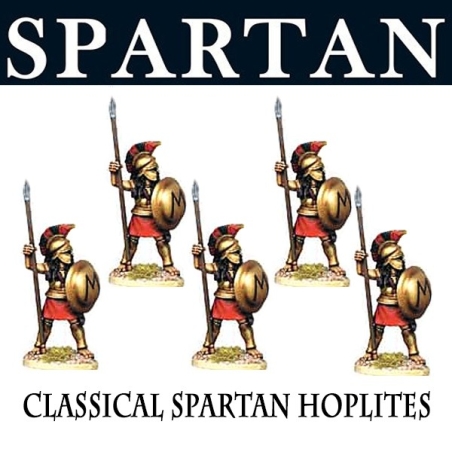 Greek Classical Spartan Hoplites (5) 28mm Ancients FOUNDRY