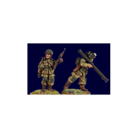 U.S. American Airborne Bazooka Team B 28mm WWII ARTIZAN DESIGN