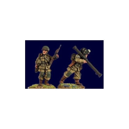 U.S. American Airborne Bazooka Team B 28mm WWII ARTIZAN DESIGN