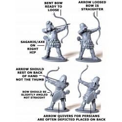 Persian Armoured Archers Sprue (4) 28mm VICTRIX MINIATURES