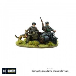 German Feldgendarme motorcycle team WARLORD GAMES