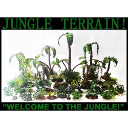 JUNGLE SET 1 - THE JUNGLE! - JUNGLE TERRAIN! FRONTLINE GAMES