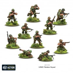 U.S. Marines Raider Squad USMC WWII 28mm WARLORD GAMES