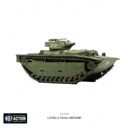 American U.S. / Allied Marines LVT(A)-4 75mm AMTANK 28mm WWII WARLORD GAMES