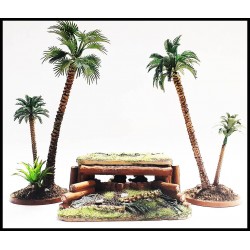 Machine Gun Log Bunker 28mm WWII Jungle or Eastern Front Terrain WARLORD GAMES