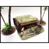 Machine Gun Log Bunker 28mm WWII Jungle or Eastern Front Terrain WARLORD GAMES