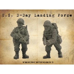 US American D-Day Command Team 28mm WWII TRENCHWORX