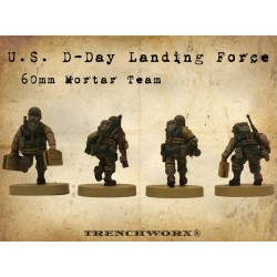 US American D-Day 60mm Mortar Team 28mm WWII TRENCHWORX