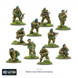 British British & Inter-Allied Commandos Sprue 28mm WWII WARLORD GAMES