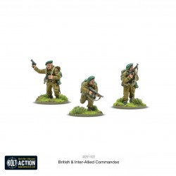 British & Inter-Allied Commandos Boxed set 28mm WWII WARLORD GAMES