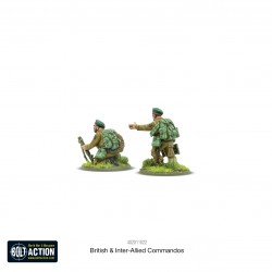 British & Inter-Allied Commandos Boxed set 28mm WWII WARLORD GAMES