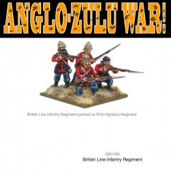 British Line Infantry Sprue - Anglo-Zulu War WARLORD GAMES