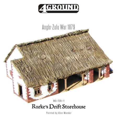 Rorke's Drift laser-cut Storehouse/Barn 4GROUND WARLORD GAMES