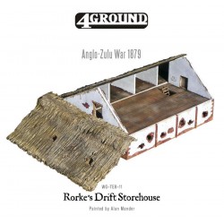 Rorke's Drift laser-cut Storehouse/Barn 4GROUND WARLORD GAMES