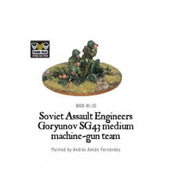 Russian Soviet Assault Engineers SG43 MMG team  28mm WWII WARLORD GAMES