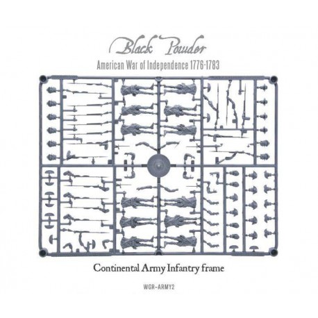 AWI Continental Infantry Sprue American War of Independence WARLORD GAMES