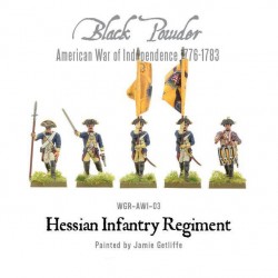 AWI Hessian Infantry Command Sprue American War of Independence WARLORD GAMES